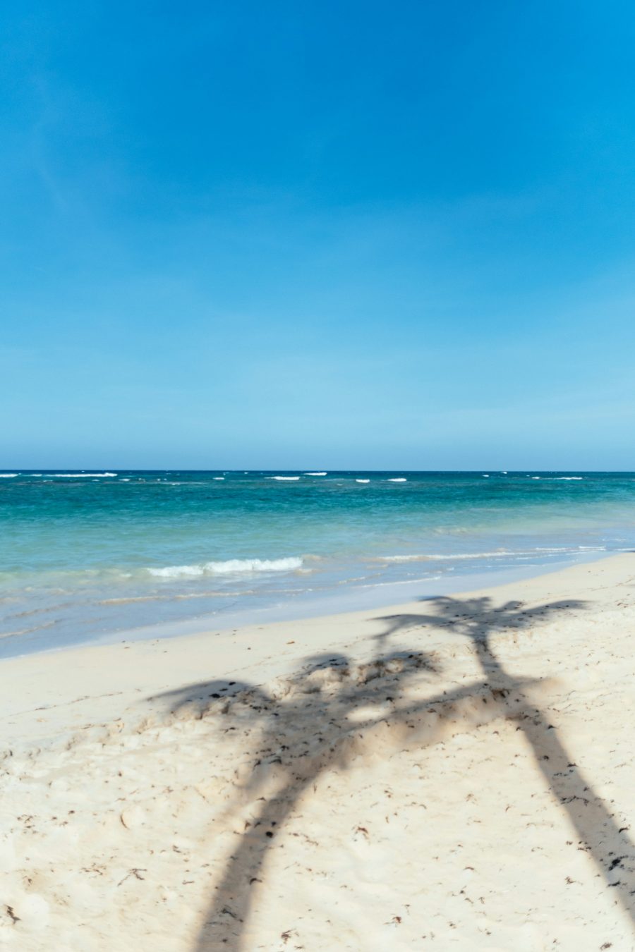 Quiet beach with clear turquoise water